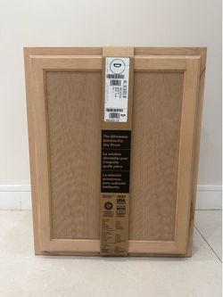 24” x 30” Unfinished Oak Wall Cabinet – Brand New