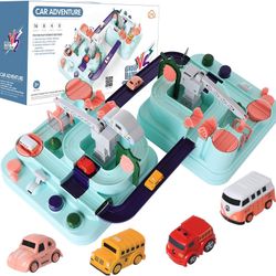 Car Adventure Toy - Racing Educational Track Game Brain Game