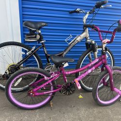 Two bicycles For Sale  Need air In Tires 
