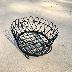 Vintage Oval Plant Basket