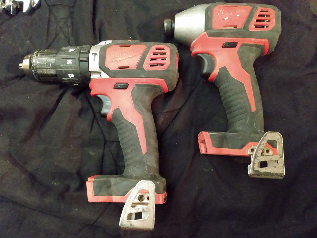 Milwaukee M18 Cordless Hammer Drill and Impact Driver
