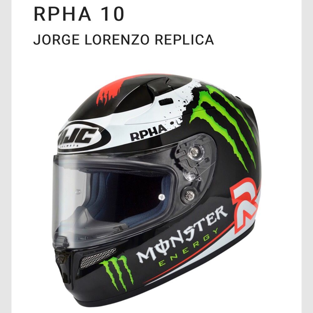 HJC Helmet-RPHA 10 Jorge Lorenzo Replica (size L)