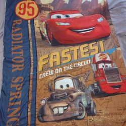Disney's Cars Movie Toddler Blanket