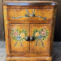 Beautiful hand painting Bedside Table, … 