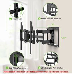 Full motion TV mount