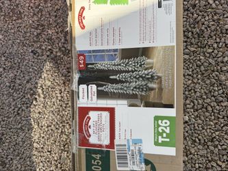 Set Of 3 Flocked Christmas Trees