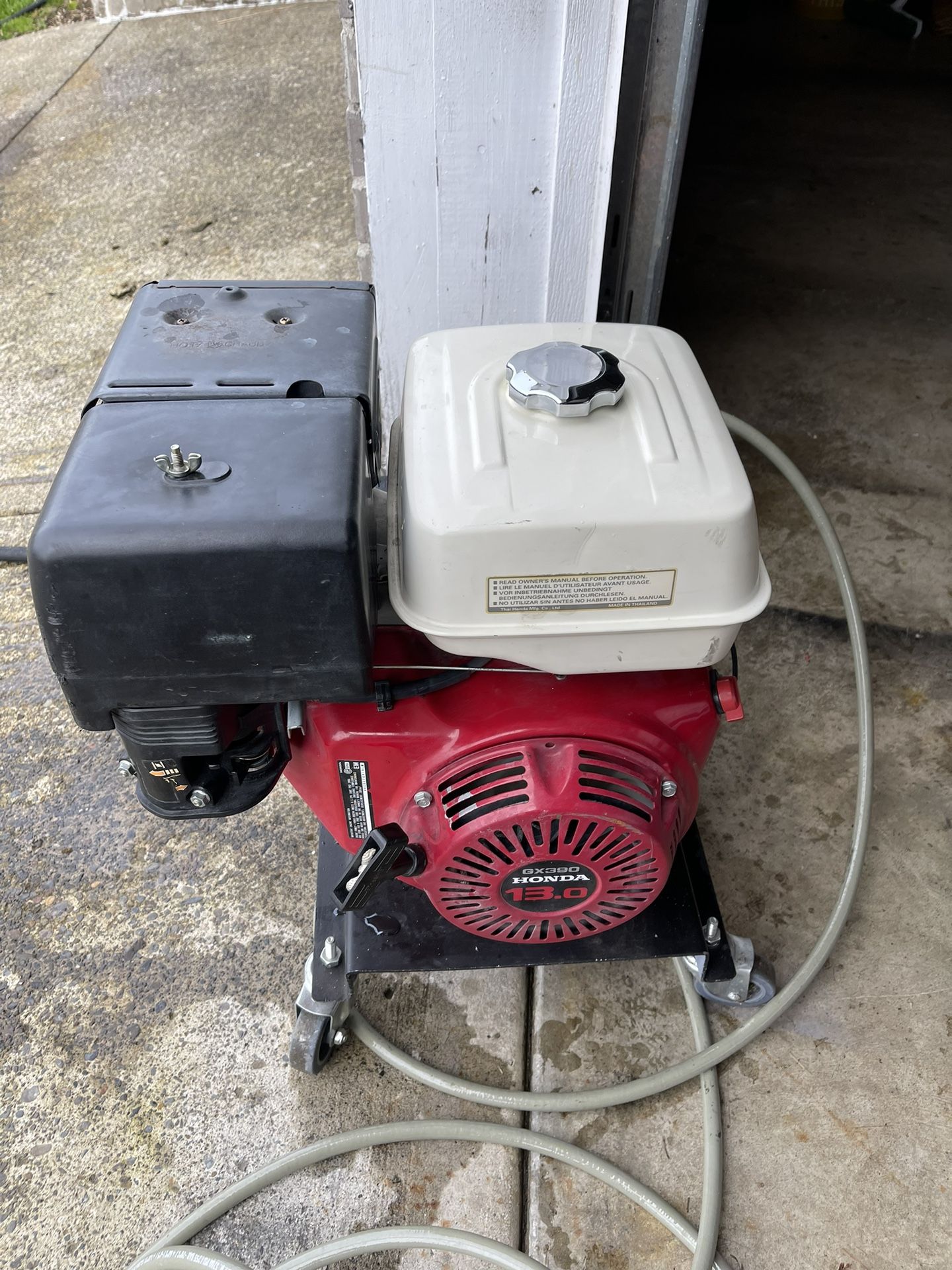 Working Honda GX390 Commercial Engine And 4000 PSI Karcher Pressure