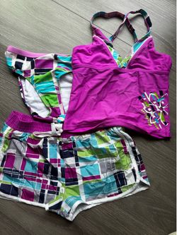 GIrls Colorful Swimwear Set size 10-12