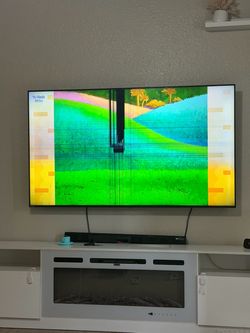 Large Flat Screen TV – Cracked Screen