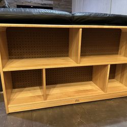 Community Playthings Wooden Shelf w/ Wheels 