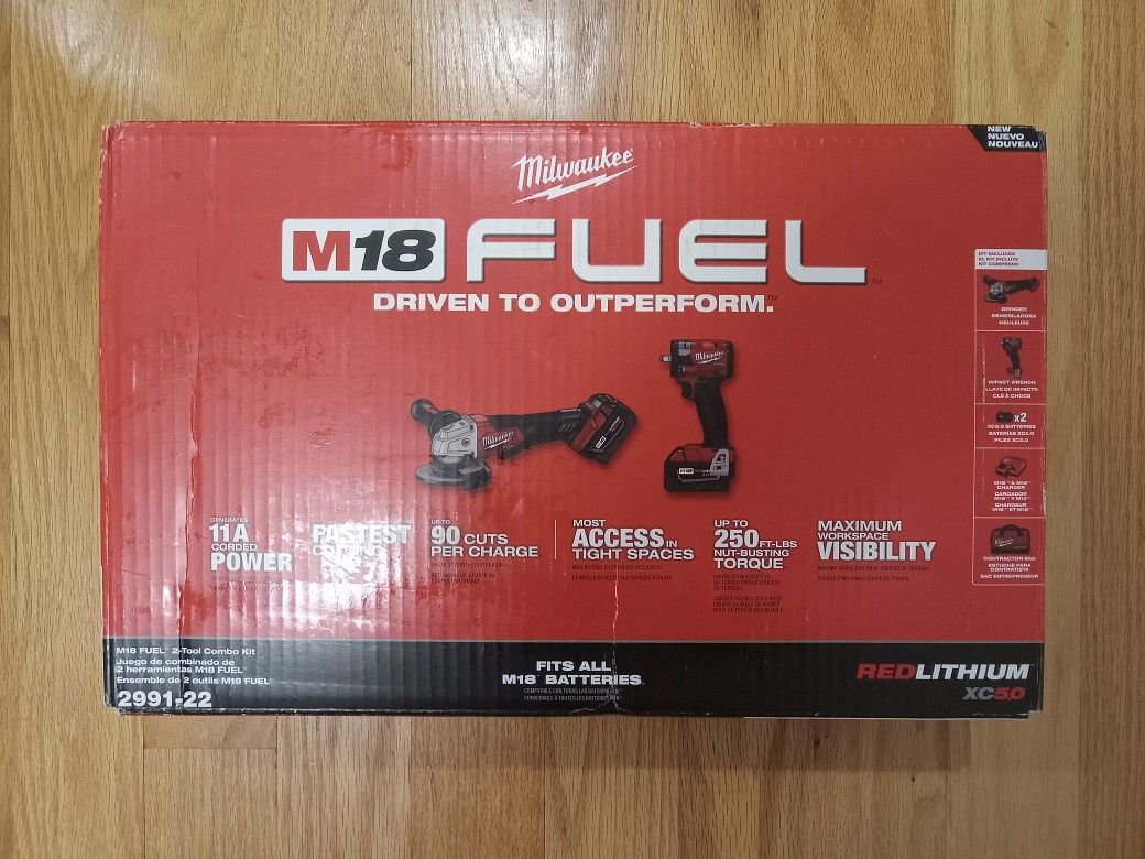 Milwaukee M18 Fuel 2 Tool Combo Kit
