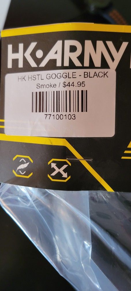 HK Army paintball helmet/goggle - black