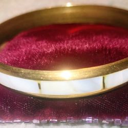MOTHER OF PEARL BRACELET /COPPER