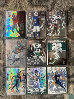 Football cards mixed collection