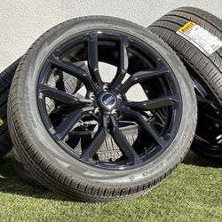 NEW 22” Range Rover Wheels 5x120 rims Pirelli 285/40r22 A/S tire Defender Land Rover Supercharger