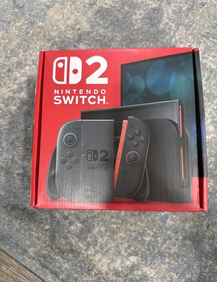 NEW - Nintendo Switch 2 Handheld Console System with Mario Kart World Bundle