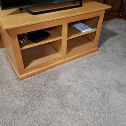 Light Oak Finish TV Stand / Entertainment Cabinet, 48"