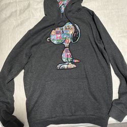 Rare Peanuts Snoopy Women Hoodie (M)