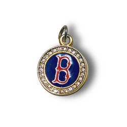 Gold, Red, & Blue Red Sox charm!!