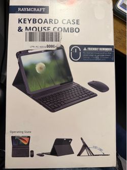 iPad Case with Keyboard and Mouse Combo