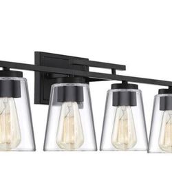 Savoy House 32” 4-Light Black Vanity Light – NEW – $254 Retail