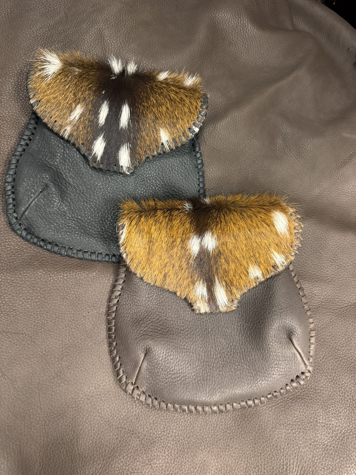 Deer Leather belt Pouch