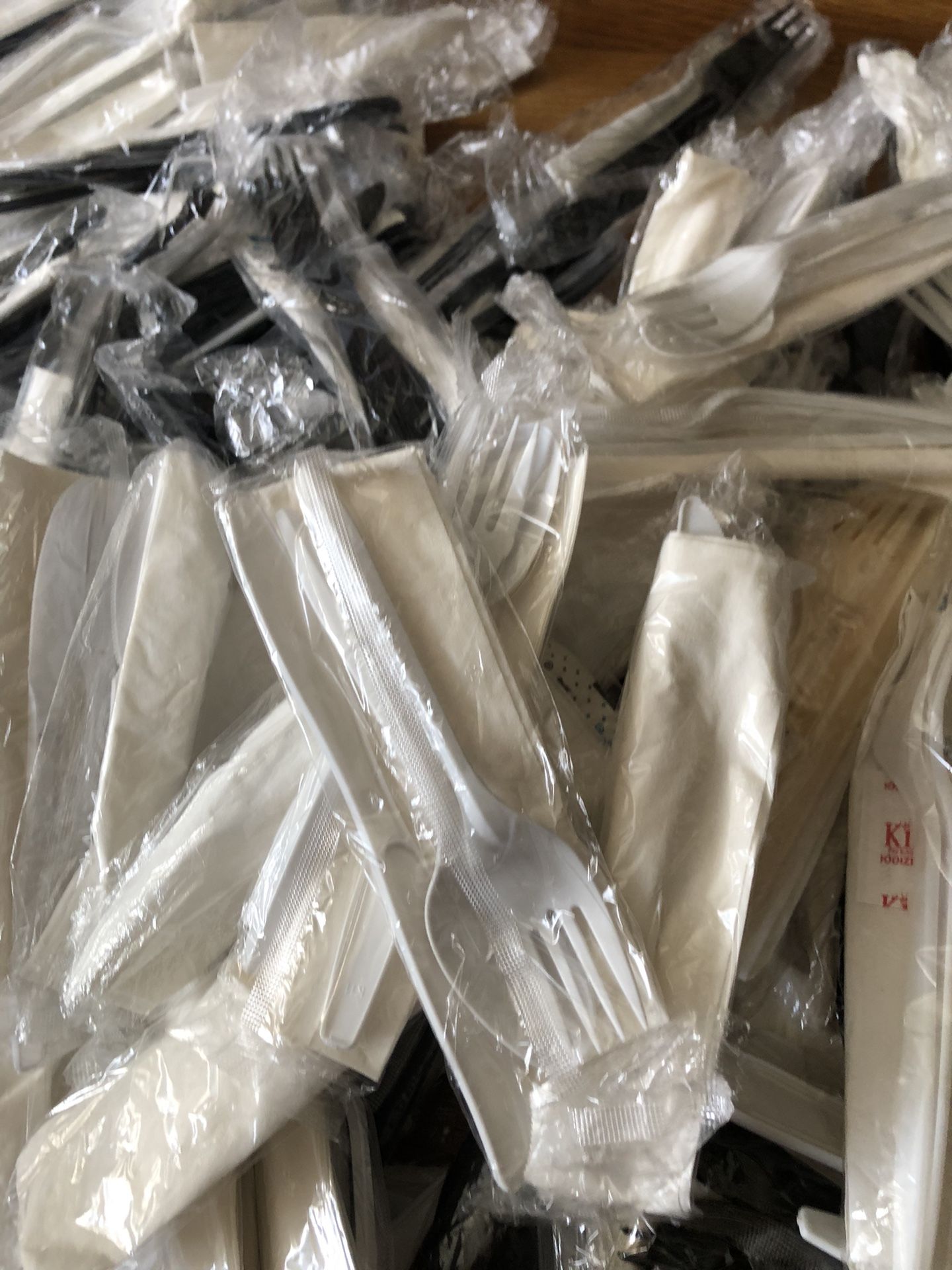 Keep For A Party Or Holiday. Mostly Sealed Brand New Plastic Cutlery