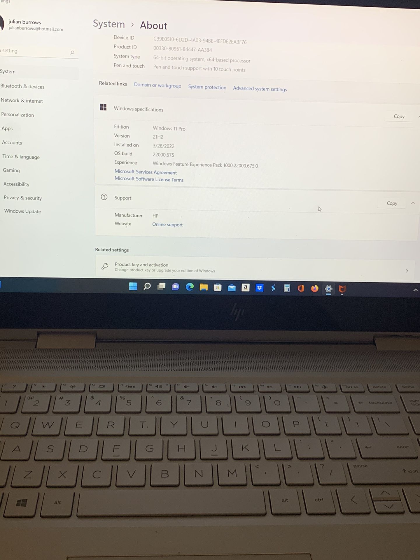 Hp Envy X360 Convertible 15-cn0xxx i5 Processor