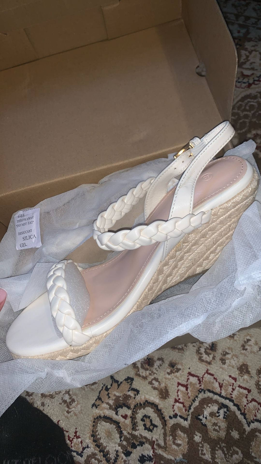 SUMMER WEDGE HEELS SIZE 8 BRAND NEW