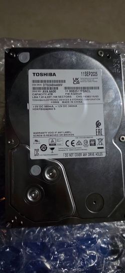 Toshiba 4TB Hard Drive 💾