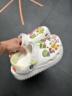 Crocs White Platform Toy Story Size 7 Women’s / 5 Men’s 