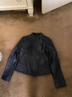 Women’s Moto Genuine Leather Biker Jacket