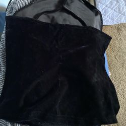 Black Velvet Ladies Top Fashion Designer