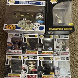 Star Wars Pop Figures Lot Vaulted