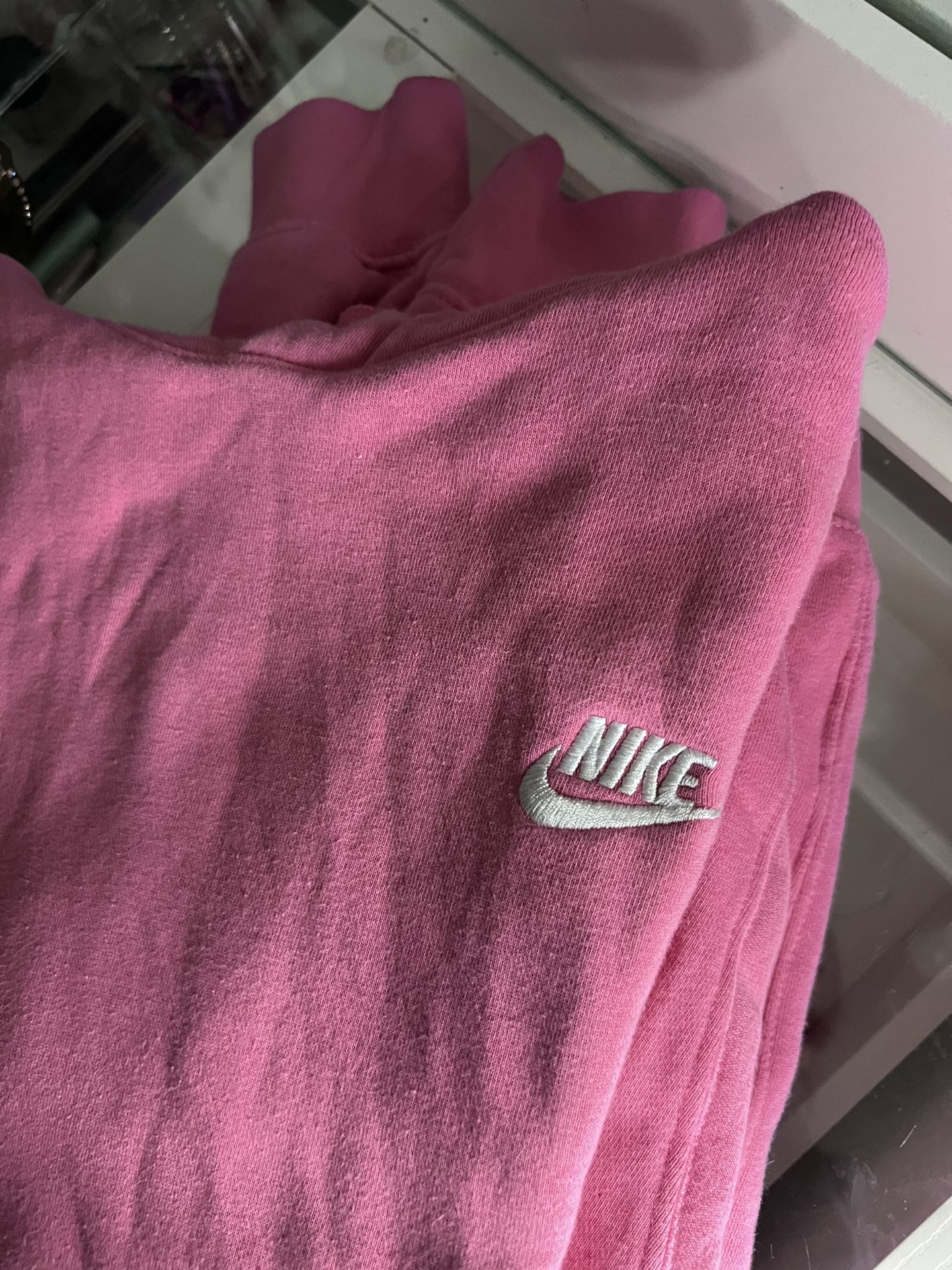 Pink Nike Hoodie M 