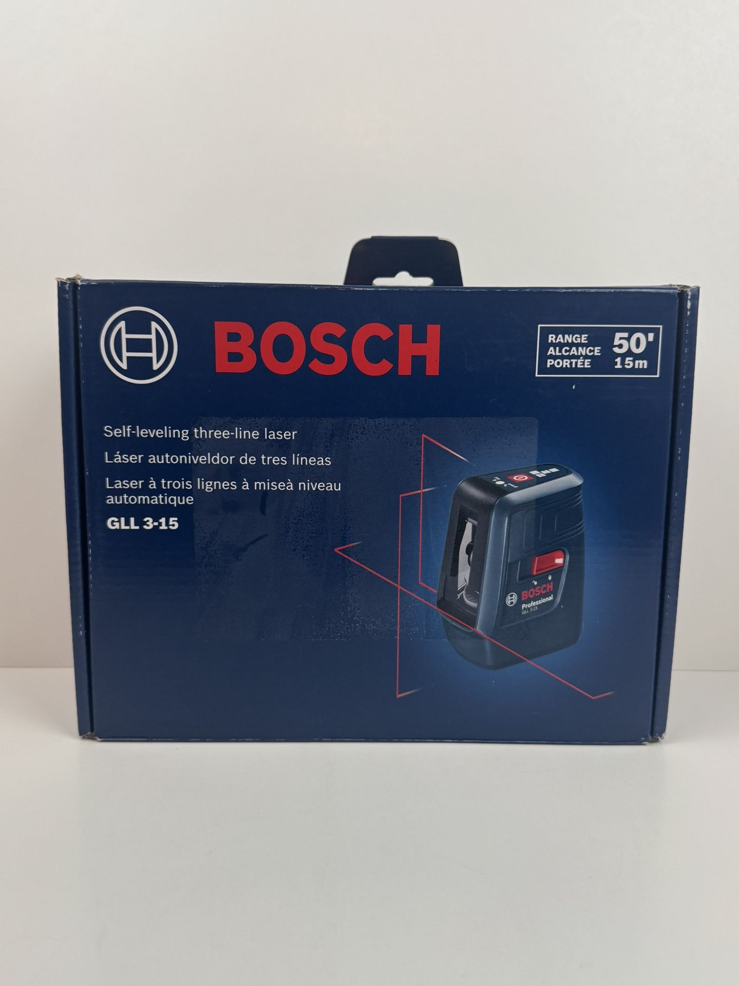 Bosch Self Leveling Three Line Laser New