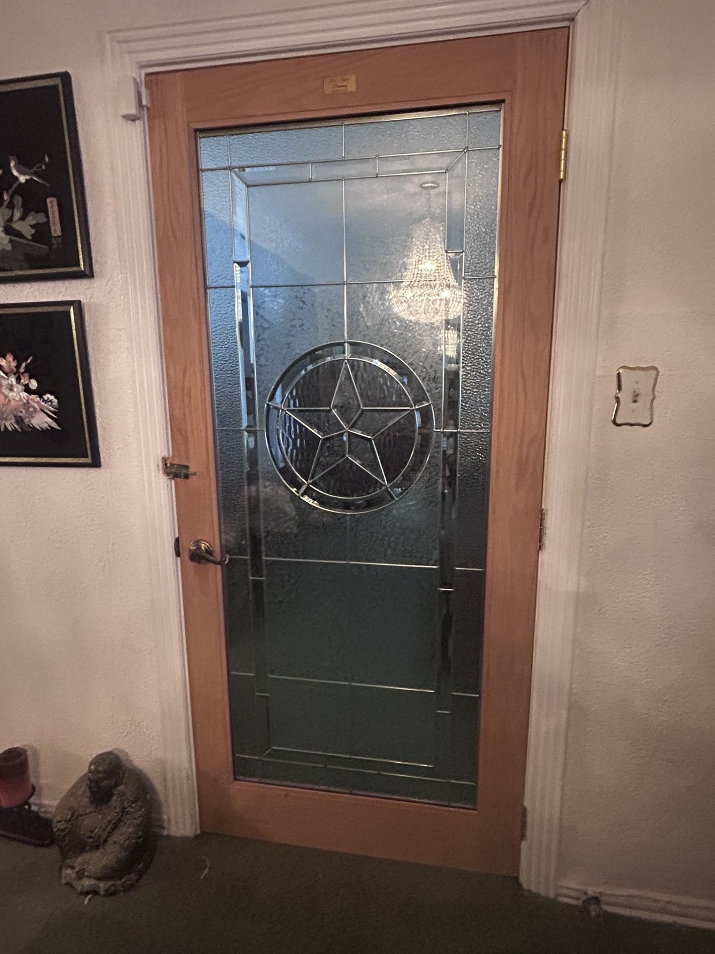 Texas Star Glass Door