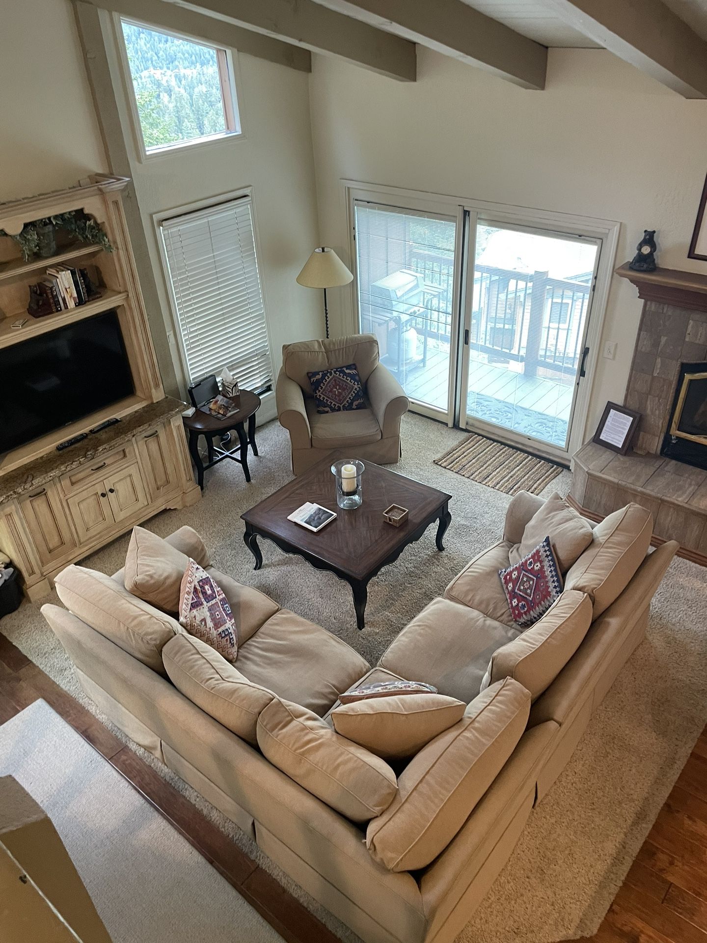 2 Piece Sectional And Chair