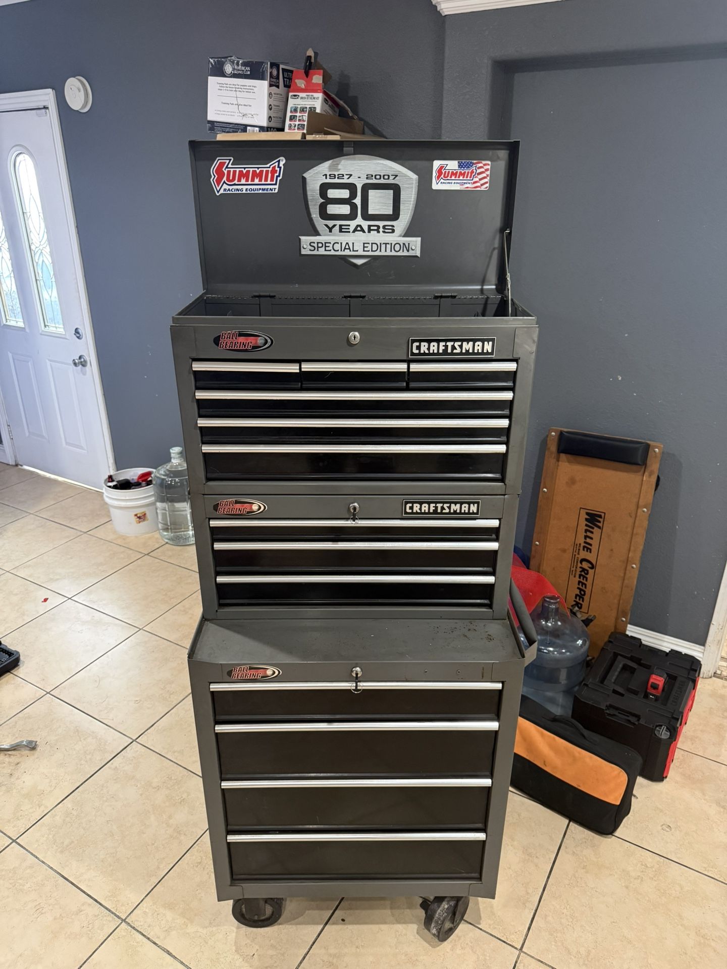 Craftsman 3 tier tool box + bundle