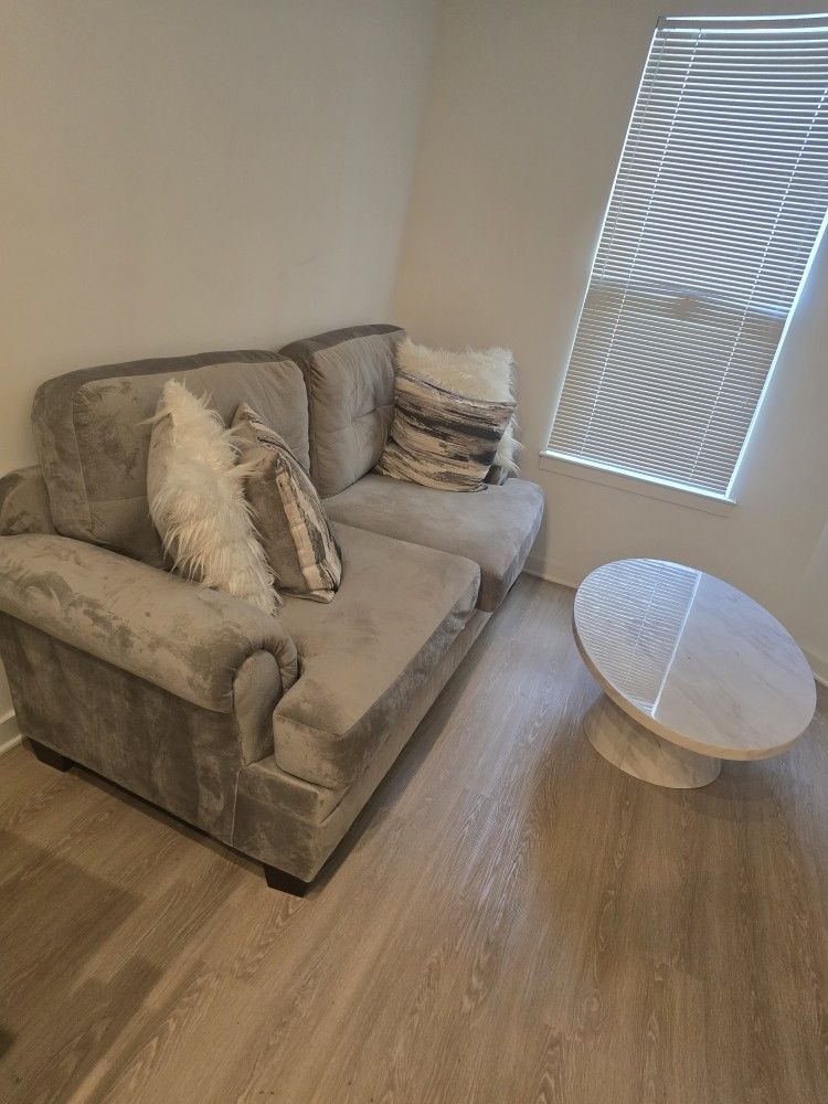 Living Room Set and Queen Bed