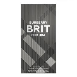 Burberry Brit Eau de Toilette – Colonia Woody para hombre – con notas de cedro, mandarina verde, rosa silvestre y haba tonka – Perfumes de lujo para h