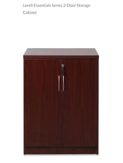 Lorell Essentials Series 2-Door Storage Cabinet This comes a brand new end in the box $200