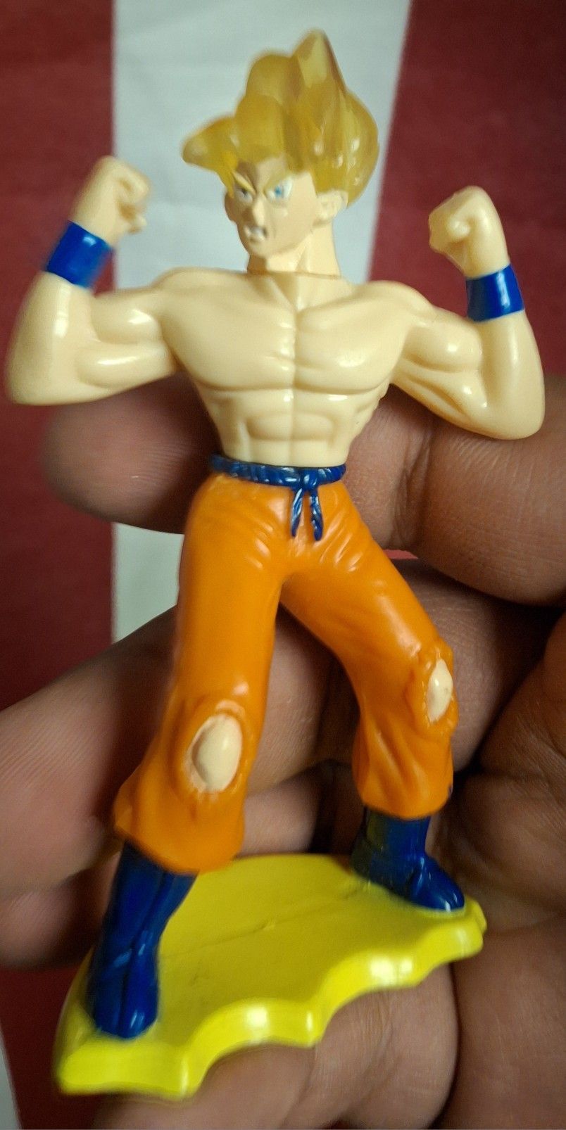 Vintage Irwin Dragon Ball Z action figure 2002 Burger King Goku Dbz Super Saiyan Anime