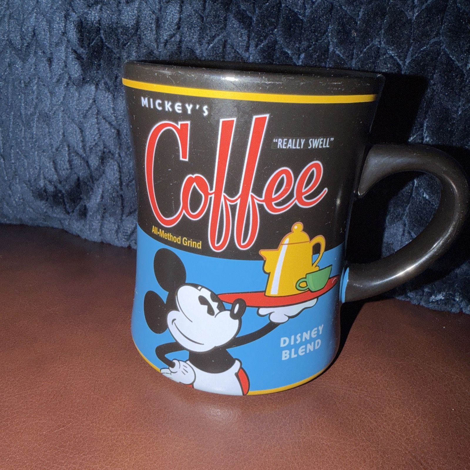 Walt Disney World - Mickey's Really Swell Coffee - Blue Disney Parks Mug Cup