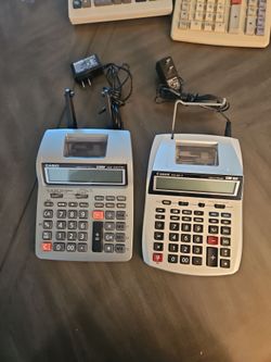 USED CANON P23-DHV  AND CASIO HR-100TM PRINTER