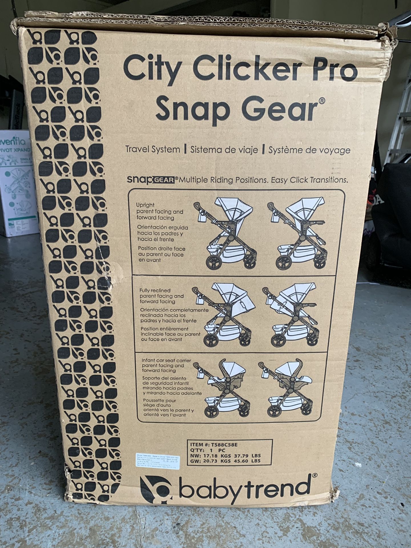 Baby trend city clicker pro baby stroller brand new unused in original unopen box retails for 240 for Sale in Portland OR OfferUp