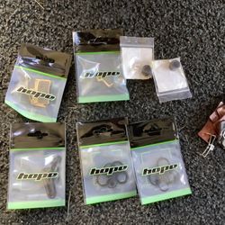 Hope E4 caliper kits, master cylinder, rebuild kit, brake pads