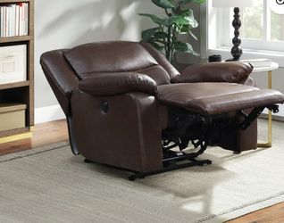 Power Recliner Brown NEW 