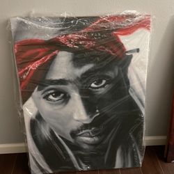 Nipsey, Biggie, And Tupac Canvases- Laminated Large 