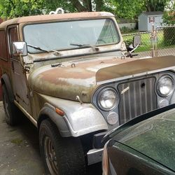 84 JEEP CJ7 Project Needs Engine Have Engine Block  For It 